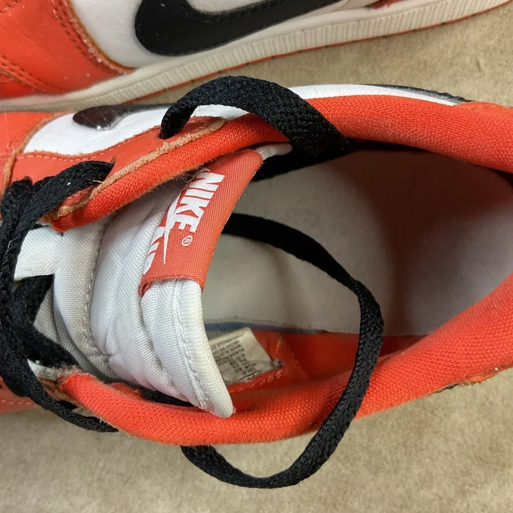 Nike Air Jordan 1 Low OG Size 7Y (GS) Starfish Orange White Black CZ0858-801